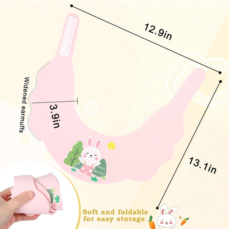 LADES Baby Shower Caps Shield - Adjustable Kids Bath Visor Hat Shampoo Washing Hair Protection Soft Cartoon for Toddler - Image 4